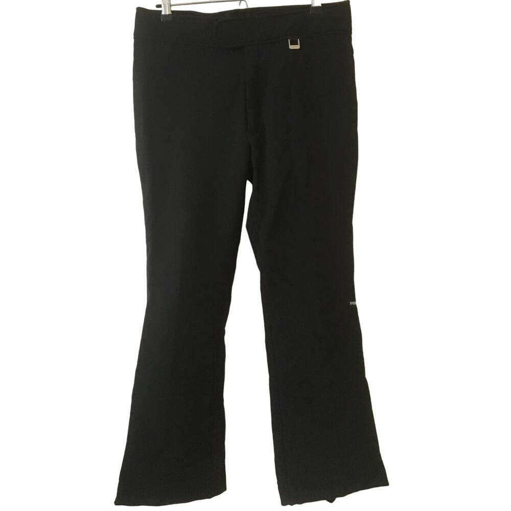 FERA Stretchy 34R In Boot Black Snow Ski Snowboard Wool Blend Insulated Pants